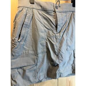 Athleta Trekkie Skort 2.0 Cargo Hiking Skirt in Flint Gray - Size 8